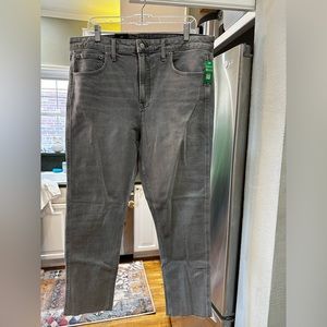 NWT GAP Vintage Slim Sky High Gray Jeans, Size 34 Plus Size